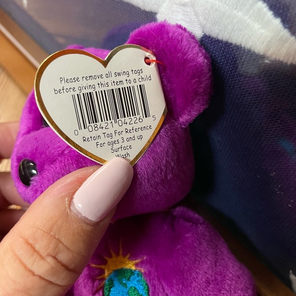 Rare & Retired Millennium Ty Beanie Baby Mint Condition with Errors - Picture 7 of 8